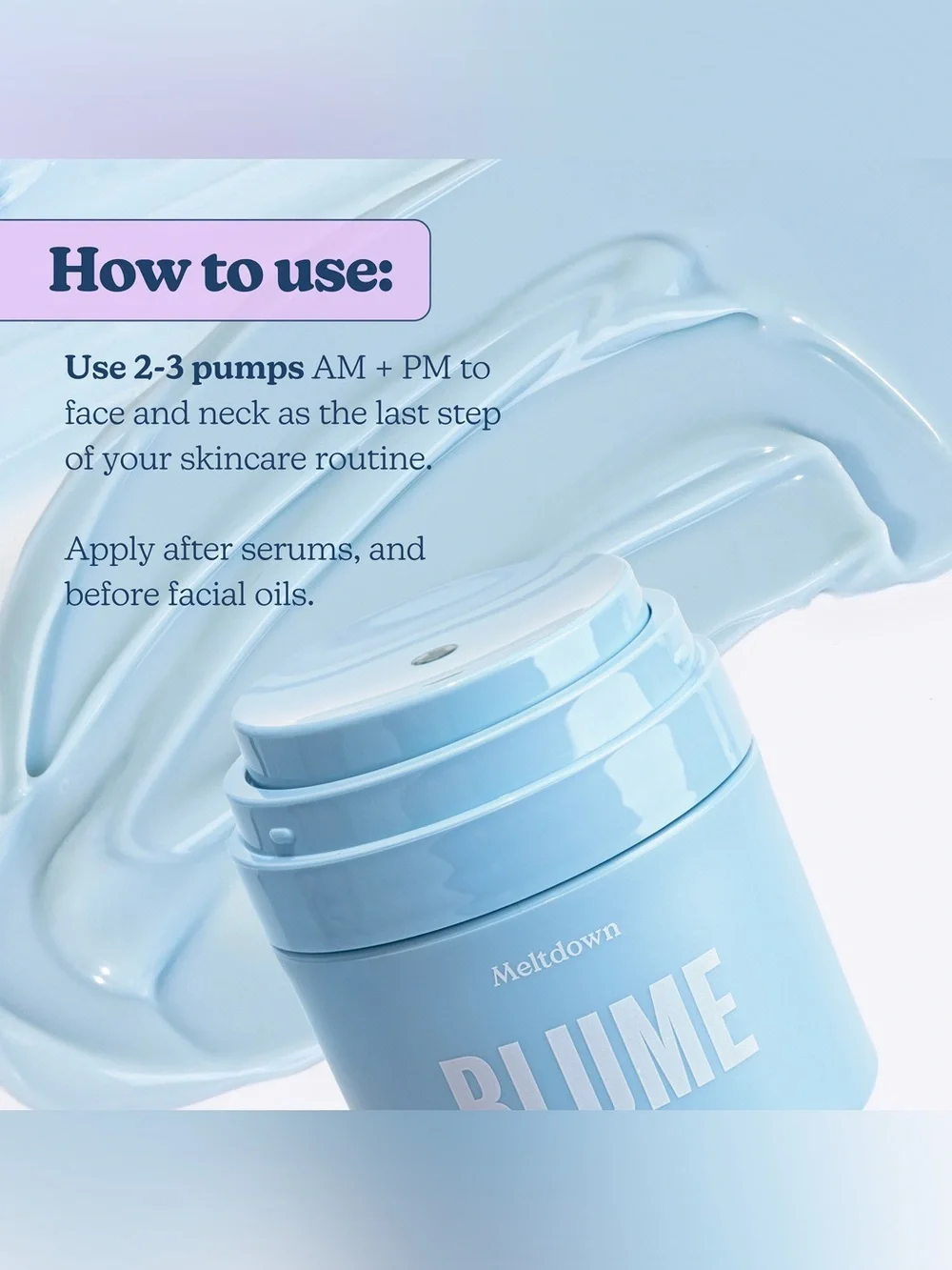 BLUME Meltdown Gel Cream for Acne-Prone Skin 1.7 oz | New In Box 🎀